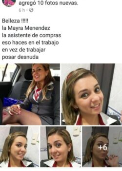 Mayra Menendez Secretaria Puta de Fundasen 1